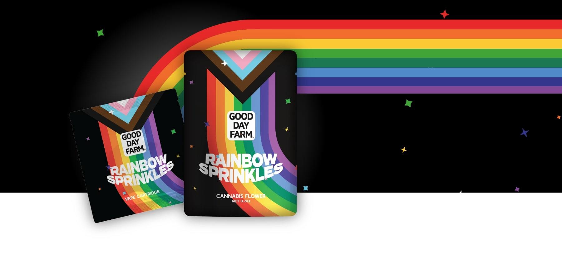 Good Day Farm Rainbow Prinkles Cannabis Flower Packaging